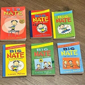 Big Nate Kids Book Set by Lincoln Peirce - Multicolor